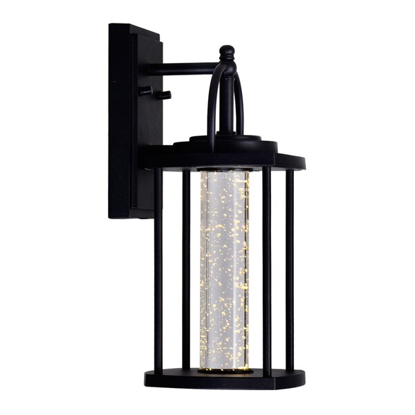 Cwi Lighting Greenwood LED Outdoor Black Wall Lantern 0407W7-1-101 - main